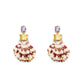 Palm Royale Yellow Shell Statement Earring