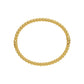 Pebble Hinge Gold Textured Bangle Bracelet