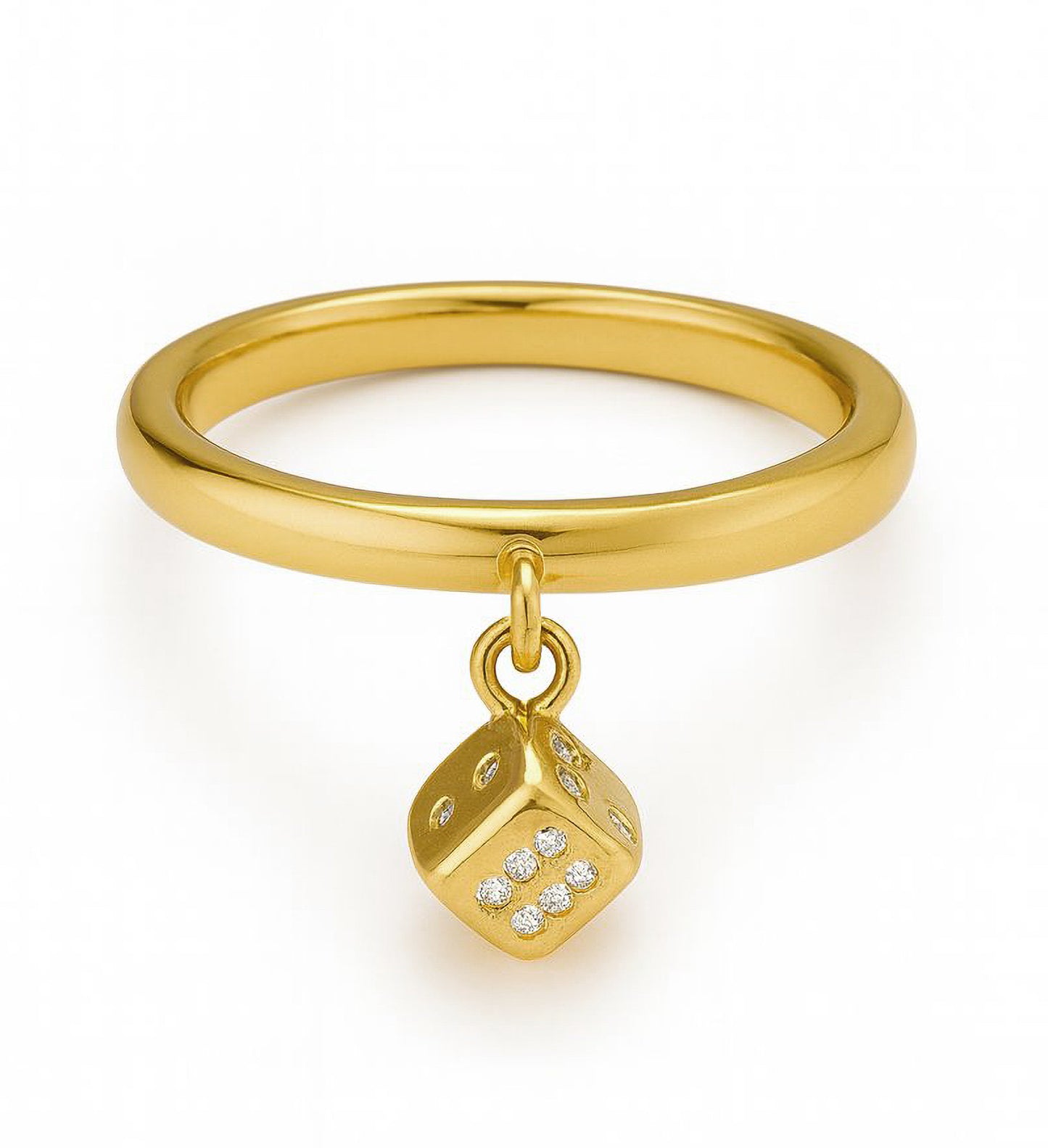 Roll the Dice Charm Ring