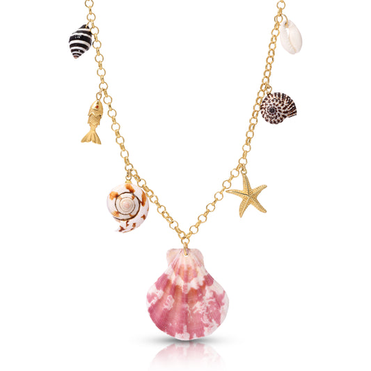 Sea La Vie Shell Statement Necklace
