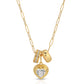 Shimmer Heart Charm Set Necklace