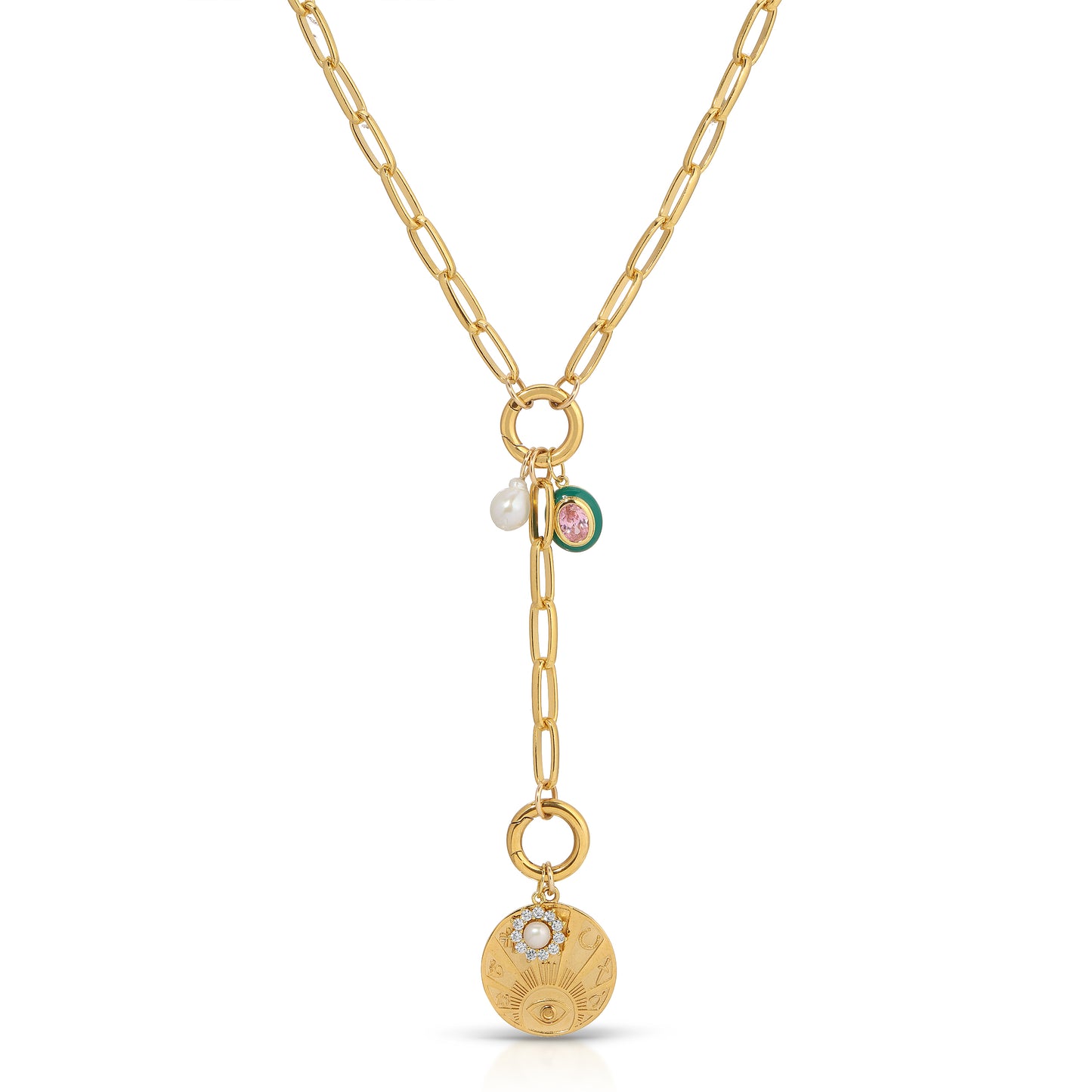 Sybil Charm Chain Necklace