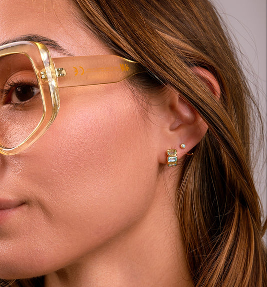 Lulu Opal Reversible Stud Earrings