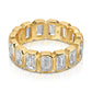 Topanga Emerald Cut Eternity Band