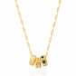 Tre Verde Charm Spacer Necklace