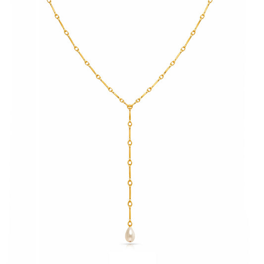 Betsey Gold Lariat Necklace