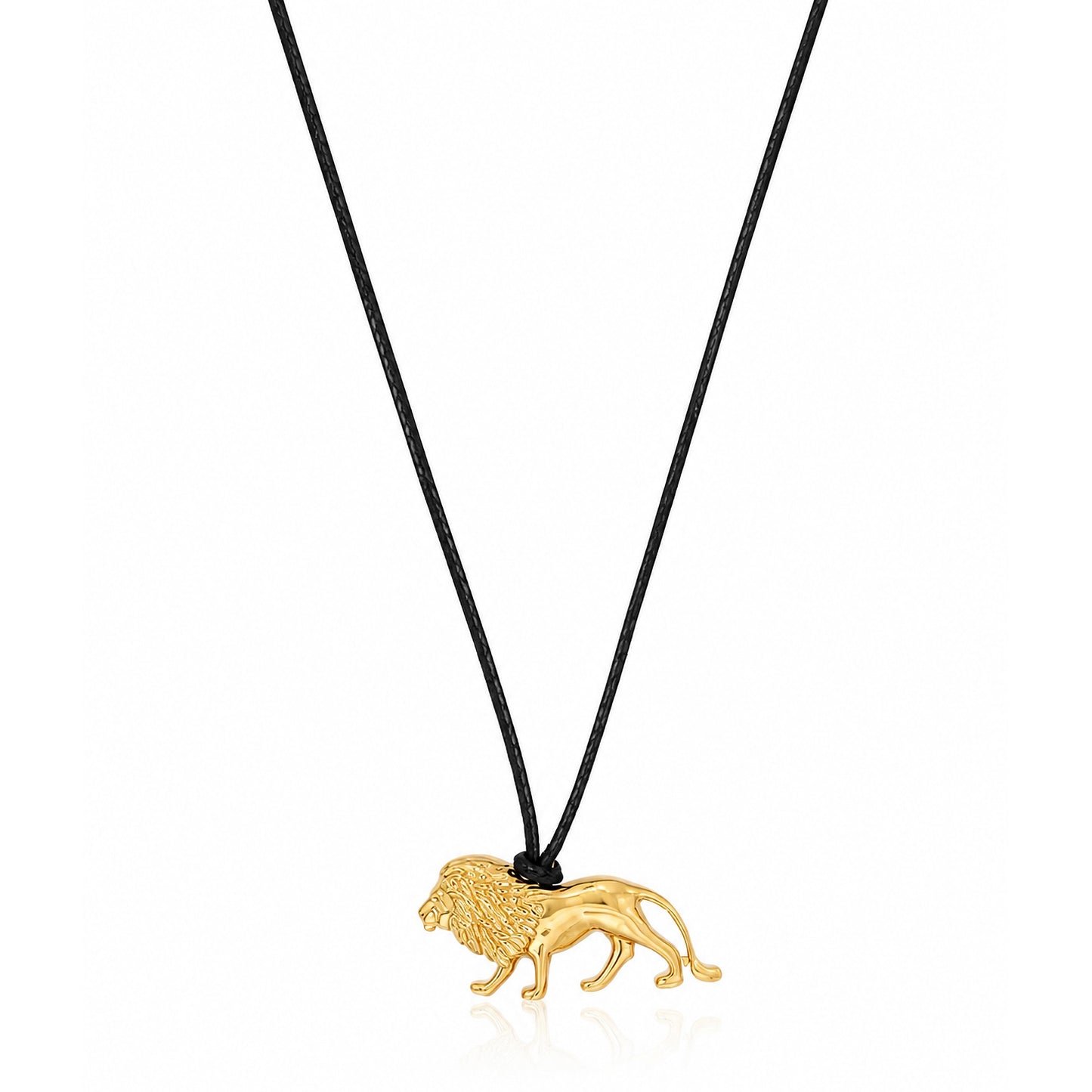 Brave Heart Lion Pendant Necklace