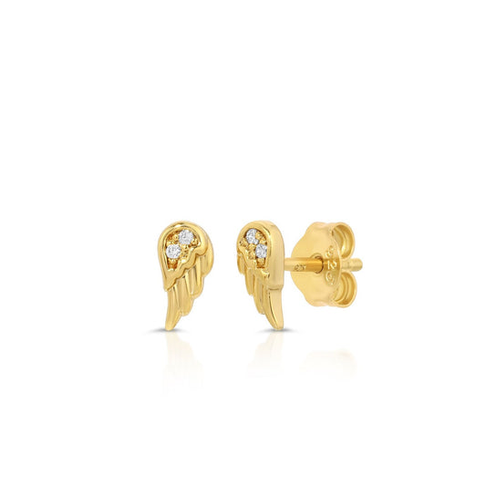 City of Angels - Angel Wing Stud Earrings