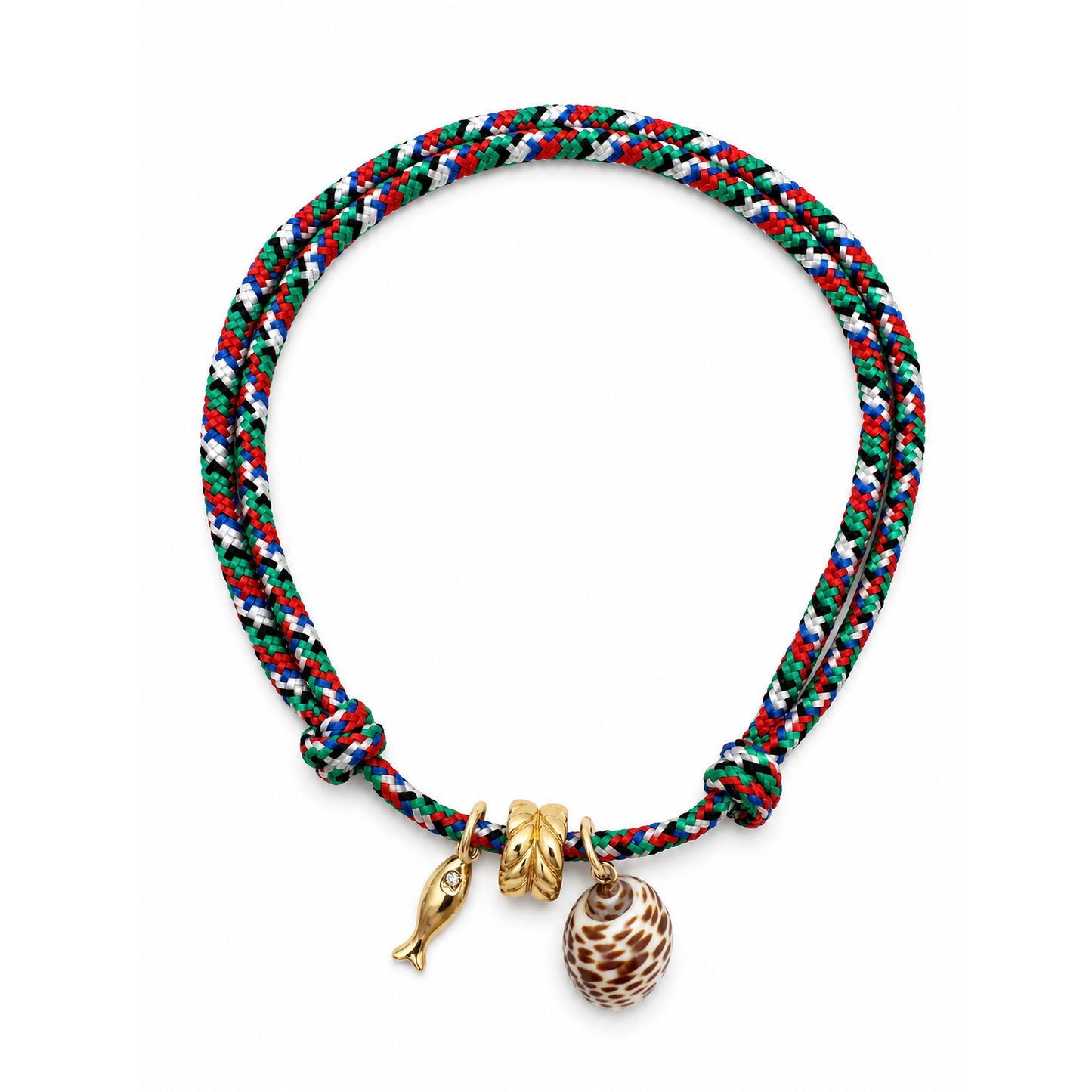 Beachcomber Paracord Charm Anklet