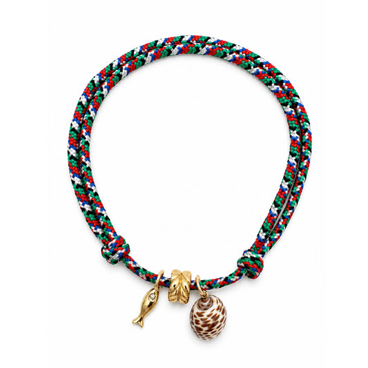 Beachcomber Paracord Charm Anklet