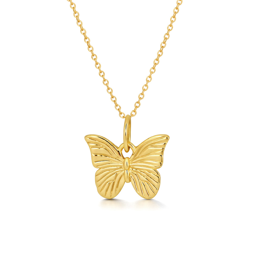 Hope Butterfly Pendant Necklace