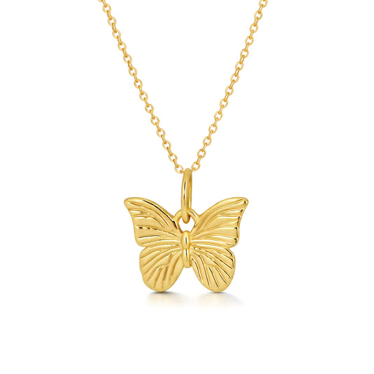 Hope Butterfly Pendant Necklace