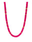 Iris Fuchsia Jade Beaded Necklace
