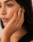Joan Open Circle Gold Ring