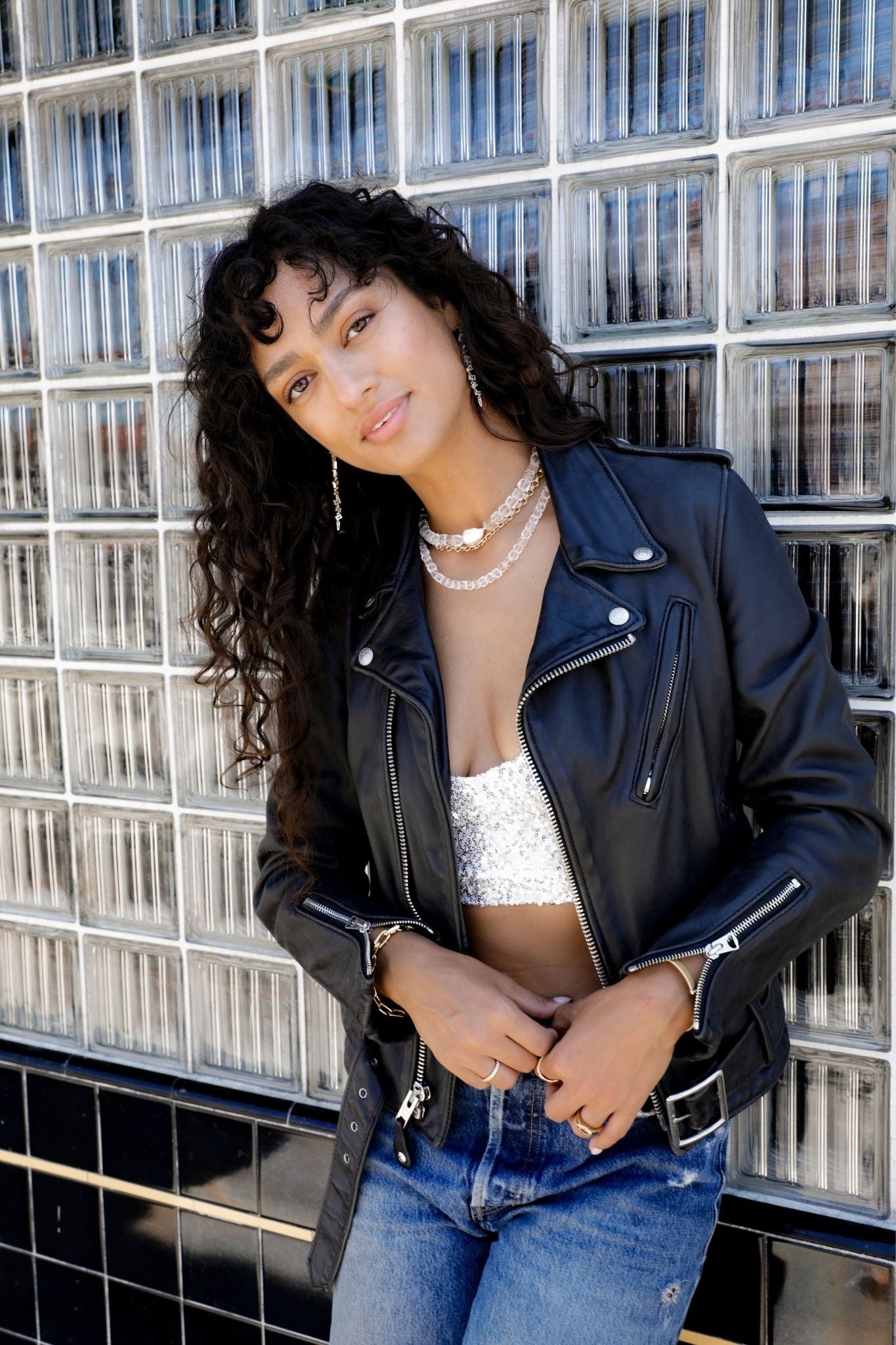 Maris Clear Quartz Baroque Pearl Necklace