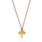 Wild Bloom Mushroom Pendant Necklace