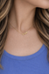 Oh F*ck  Bubble Letter Gold Necklace