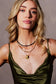 Risa Emerald Beaded Necklace