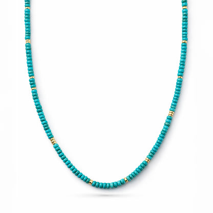 Risa Turquoise Beaded Necklace