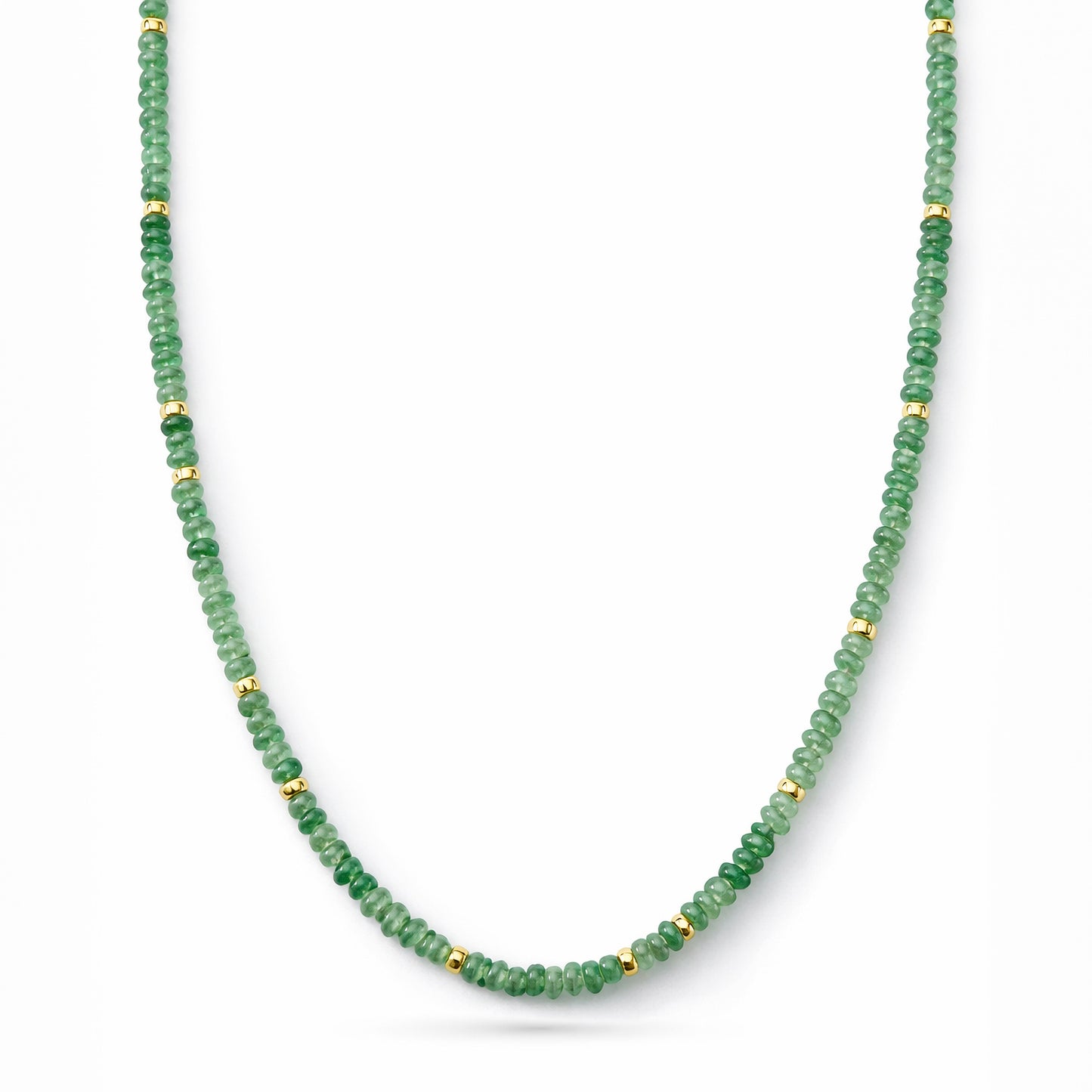 Risa Green Aventurine Beaded Necklace