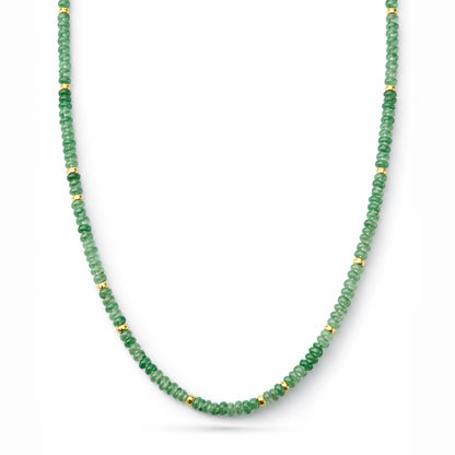 Risa Green Aventurine Beaded Necklace