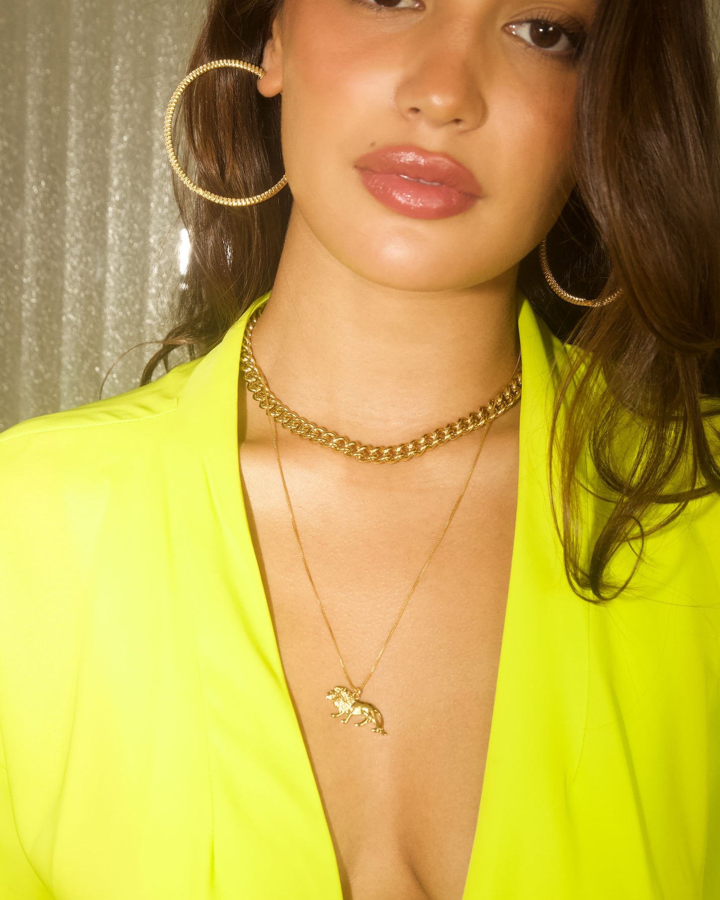 Tayana Diamond Hoop Earrings